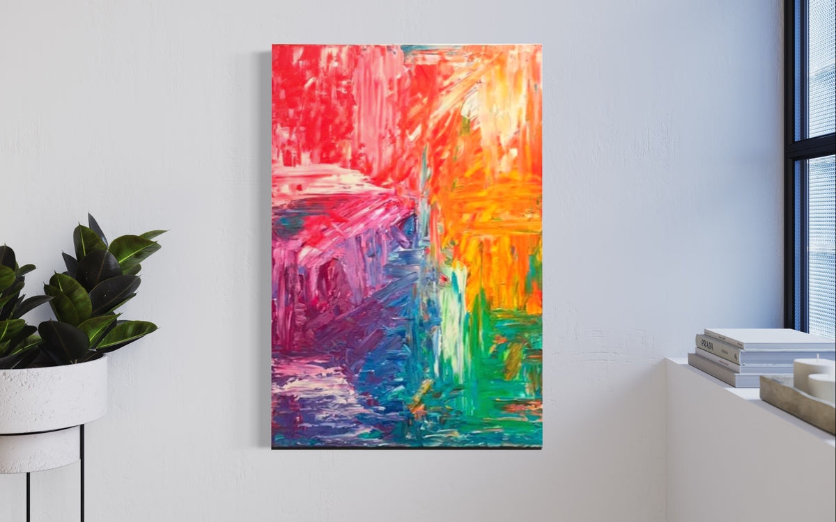 Temperance Original Acrylic Textured  Painting