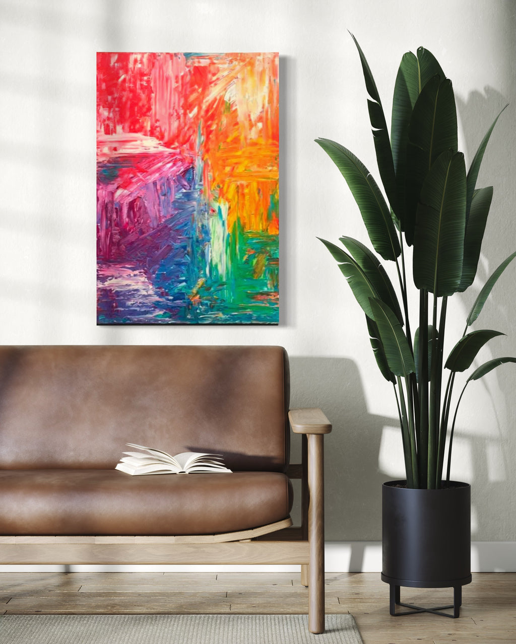 Temperance Original Acrylic Textured  Painting