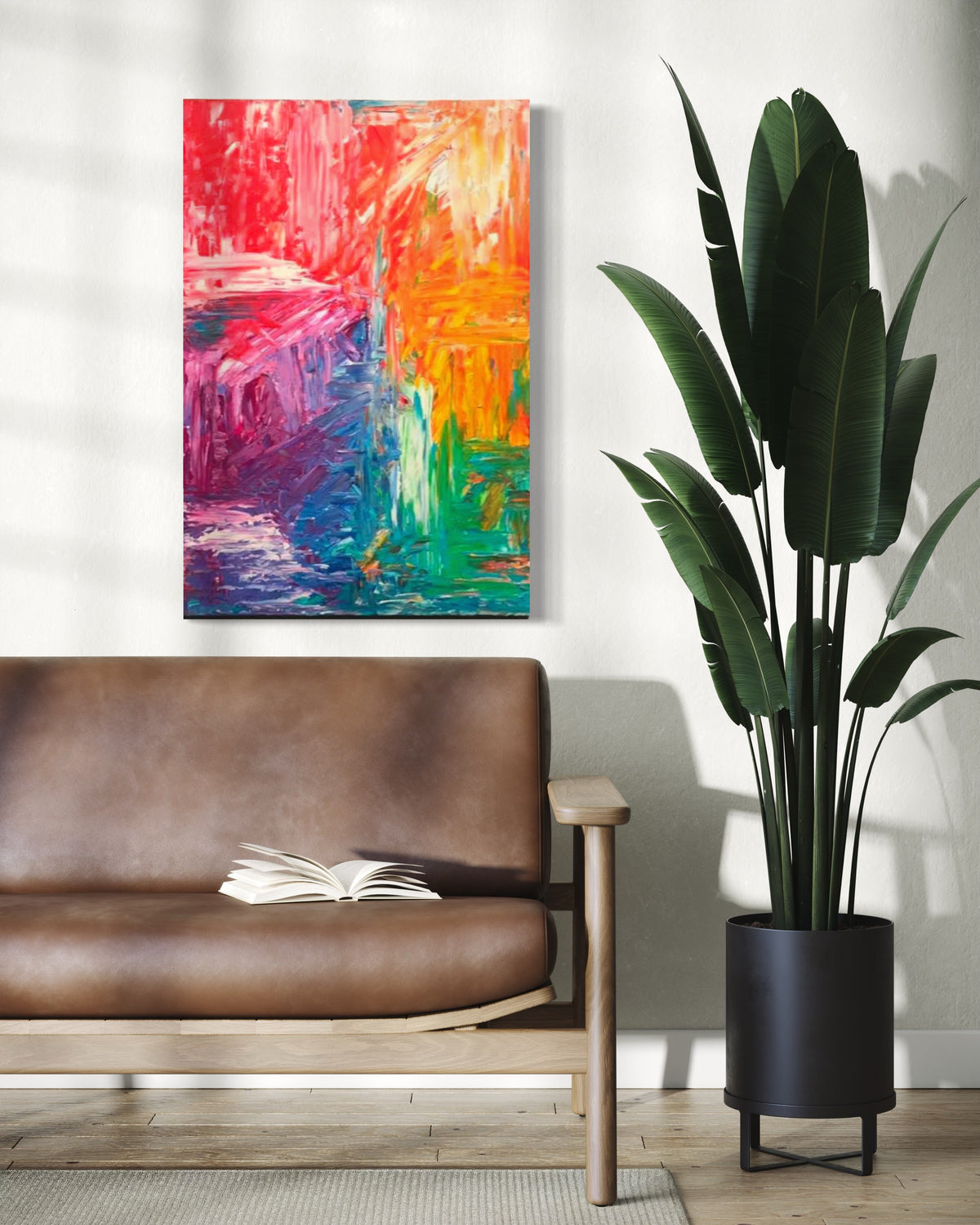 Temperance Original Acrylic Textured  Painting